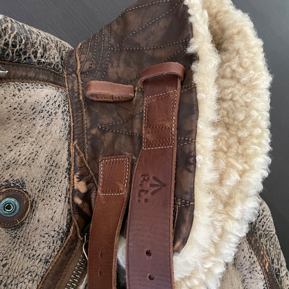 Polo Ralph Lauren shearling-lined bomber jacket - Picture 6 of 11